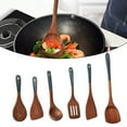 thumbnail image 5 of Frying Spatula Cooking Spoon Shovel Wooden Kitchen Utensils Set Tableware 30 YIWEI, 5 of 9