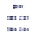 thumbnail image 2 of ZheElen Fake Nail Set French Style Scratch Resistant Press-on Fingernails Full Cover Removable for Trimble Adjustable Manicure Stickers Type 19 5Set, 2 of 6