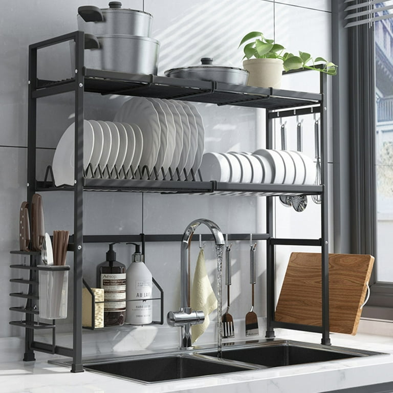 Dish Drying Rack Over The Sink for Kitchen Counter, Stainless