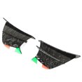 thumbnail image 4 of Motorcycle Winglet, Direct Replacement Air Resistance Reduction Abrasion Resistant Motorcycle Side Spoiler  For Motorcycle Black,Matte Carbon Fiber Style,Bright Marble Style,Glossy, 4 of 8