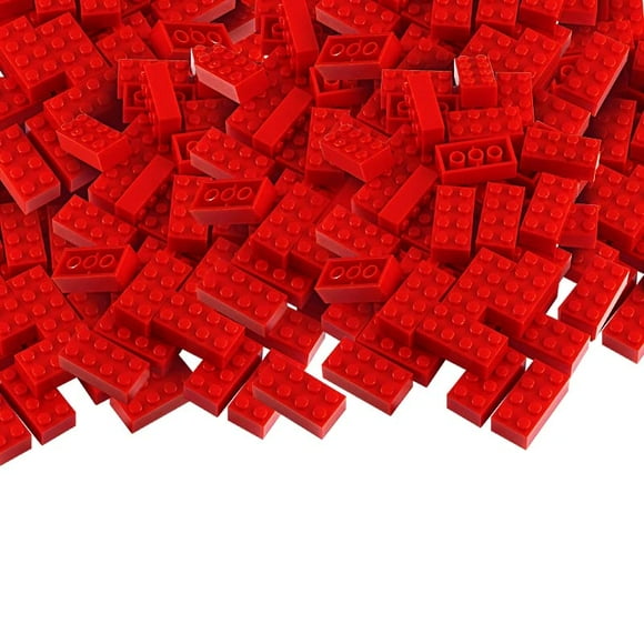 Juego de juguetes Building Blocks Feleph, 320 piezas, 2x4, ladrillos rojos