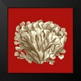thumbnail image 2 of Vision Studio 15x15 Black Modern Framed Museum Art Print Titled - Small Coral on Red III, 2 of 5