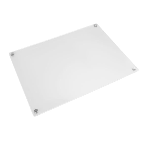 Clear Acrylic Magnetic Dry Erase Board Calendar for Fridge - 15.7 inches / 39.8 cm x 11.8 inches / 29.9 cm Reusable Monthly & Weekly Planner with 6 Markers, Eraser, and Pen Holder for Kitchen