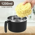 Ihvewuo Rapid Ramen 1200ml Microwaveable Bowl with Portable Handle