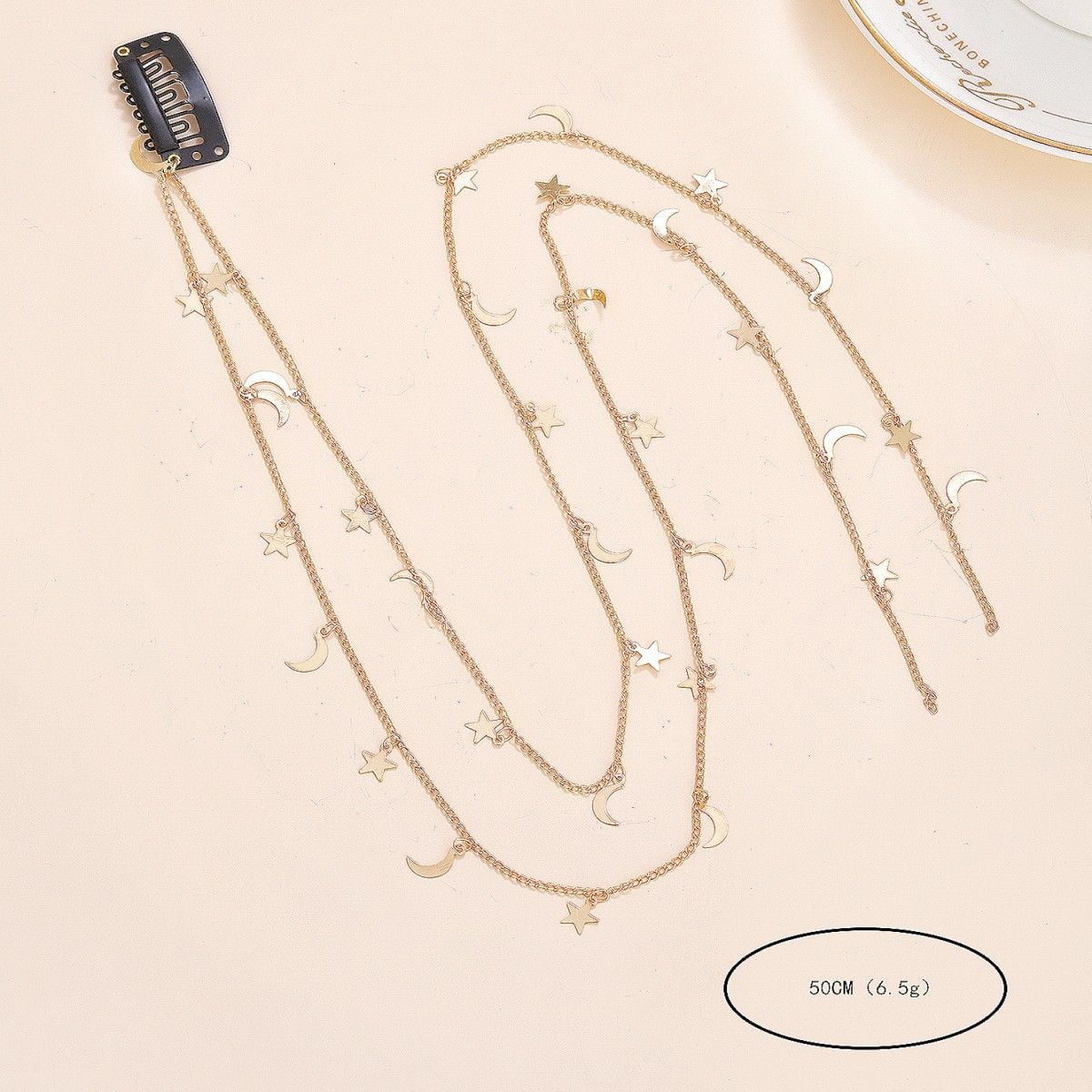 EKE Women’s Hair Clip Vintage Retro Back-Wear Elegant Hair Accessory with Fashion Texture