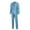 Sky Blue, variant on Men's Fashion Suit Jacket + Suit Pants Two-piece Suit