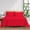 Red, variant on 100% Egyptian Cotton 400 Thread Count 4 Piece Sheet Set 12 Inch Deep Pocket Color Read-Stripe Size Full