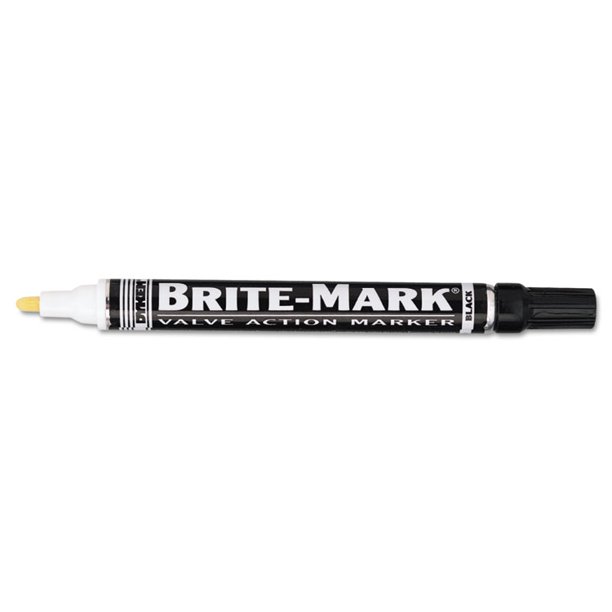 Dykem BRITEMARK Paint Marker Bullet Medium Tip Black 84002 Walmart