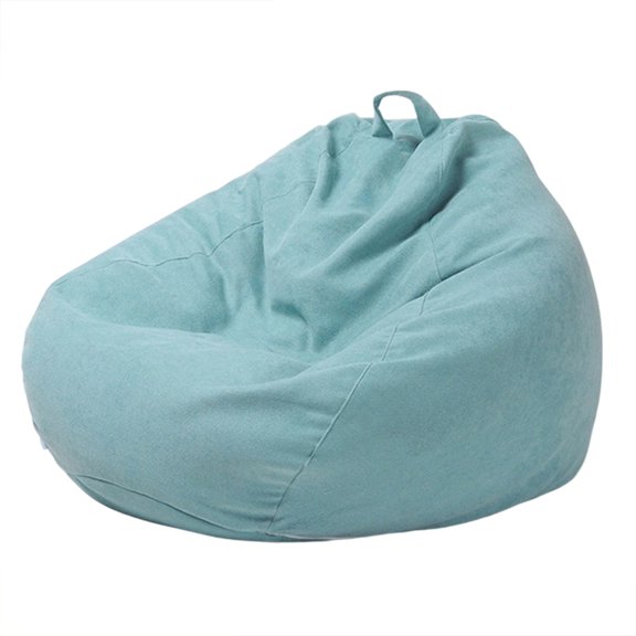 Large Bean Bag Chair Cover for Adults 120cm Washable Fabric Sofa Slipcover Universal Stretchable Couch Protector Storage Beanbag Cover No Filler Included Multiple Colors