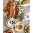 thumbnail image 4 of Burnt Orange Ombre Kitchen Dish Towels for Drying Dishes Set of 2, Abstract Art Moire Ocean Waves Waffle Weave Microfiber Hand Tea Bathroom Towels Quick Dry & Absorbent Towel 15.7x23.6, 4 of 7