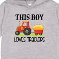 thumbnail image 3 of Inktastic Farming Cute Boy Loves Tractors Toddler Hoodie, 3 of 4