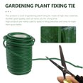thumbnail image 6 of FUEENIRVA Garden Wire Tie 1 Roll of Green Rubber Cable Ties for Vine Support, 6 of 8