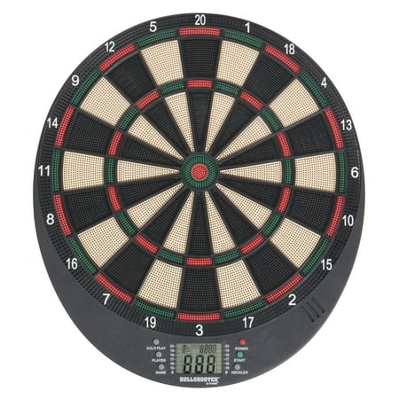 Arachnid Bullshooter Lightweight Electronic Dartboard with LCD Scoring Displays, Heckler Feature, 8-Player Scoring and 21 Games with 65