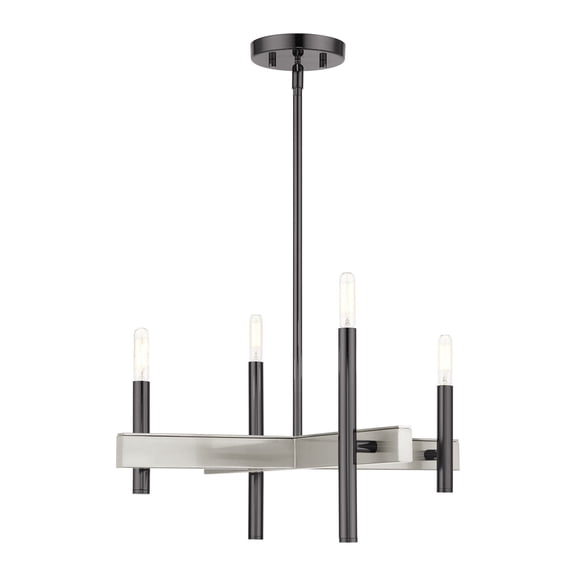 Livex Lighting - Denmark - 4 Light Chandelier in Mid Century Modern Style - 20