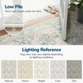 thumbnail image 5 of Reepow 8x10 Beige Brown Area Rugs for Living Room Washable Rugs Low Pile Non Slip Backing Retro Indoor Boho Carpet for Kitchen Dining Room Home Office, 5 of 10