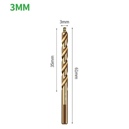 

3-13Mm M35 Cobalt Straight Step Drill Bits Hole Cutter for Stainless Steel 3Mm