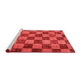 thumbnail image 2 of Ahgly Company Machine Washable Indoor Rectangle Checkered Red Modern Area Rugs, 5' x 8', 2 of 4