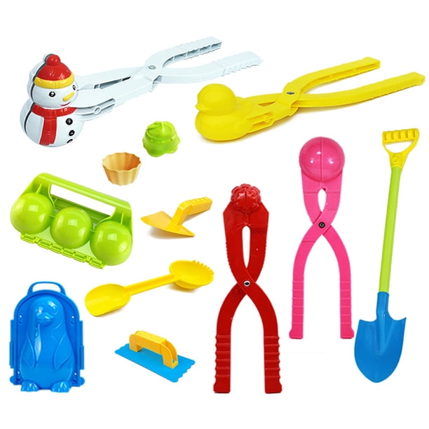 Juguetes Para Hacer Bolas De Nieve, 12 Uds., Clip De Bola De Nieve Para Niños Y Adultos, Regalo De Navidad Para Pelear Con Bolas De Nieve Al Aire Libre En Invierno Speravity HA046668-01
