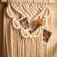 thumbnail image 5 of Macrame Wall Hanging Tapestry, Handwoven Cotton Rope Boho Fringe Wall Decor, 5 Assorted Patterns for Bedroom Living Room Wedding, 5 of 7