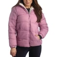 thumbnail image 1 of Chaqueta Reebok Puffer Heavyweight para mujer, acolchada, color rosa orquídea, 1 of 7