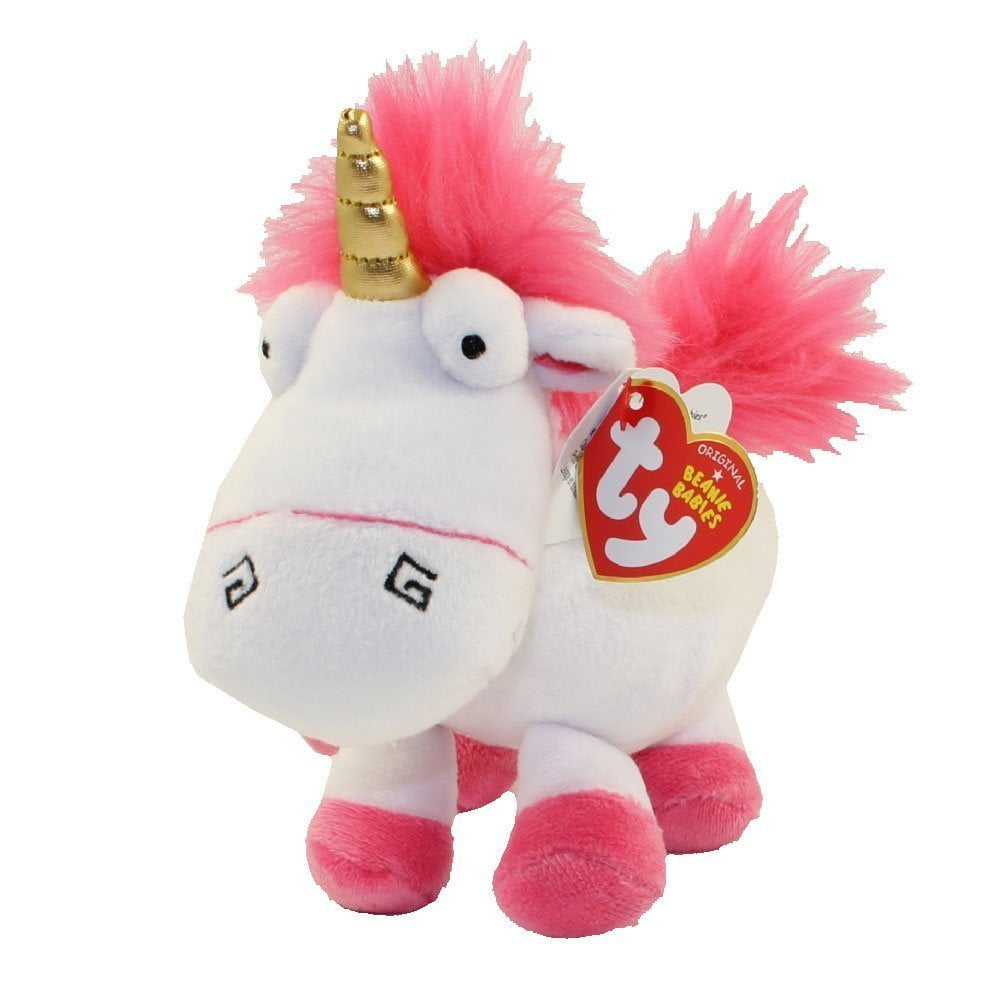 2 Ty Beanie Boos 6/" Teeny TYS 4/" Fluffy Unicorn Despicable Me 3 Stackable Plush for sale online