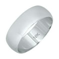 thumbnail image 3 of SZUL Women's 6mm Domed Wedding Band in 10K White Gold, 3 of 8