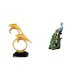 thumbnail image 1 of Figura de delfín,Colección de adornos de escritorio con figuras de delfines,Figura de escritorio,Estante de estatua de pavo real para escritorio,decoración del hogar,Figura decorativa, 1 of 8