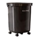 thumbnail image 2 of Contenedor de Basura con Ruedas Cubo de Residuos Grande Papelera Móvil Espaciosa Bote de Basura Práctico de Material PP Adecuado para Cocina Oficina B Negro, 2 of 8