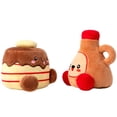 thumbnail image 5 of SnugArooz: Pancake & Syrup - 2 Pack Plush Dog Toys, Food-Themed Characters, Squeak-Crinkle, Pet Multi-Sensory Play, Soft Companions, Cuddle-Fetch-Chew, 5 of 11