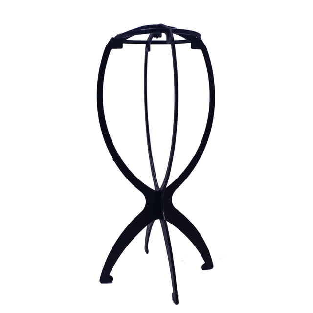 Soporte para peluca, soporte para cabeza de peluca para múltiples pelucas, negro, 1 paquete - Soporte para peluca Soporte para peluca portátil de altura ajustable Soporte para cabeza de pelu