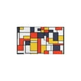 thumbnail image 2 of 2 Piece Yellow Geometric` Rug Kitchen Rug Set, Decor Kitchen Rugs, Absorbent Non-Slip Washable Floor Mats, Home Indoor Runner Rugs 17"x47"+17"x30", 2 of 7