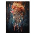 thumbnail image 3 of Designart "Serene Mystique of a Colorful Dreamcatcher II" Dream Catcher Print on Natural Pine Wood, 3 of 5