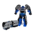 thumbnail image 1 of Biplut Transform Car Robot Vehicles Toy Robot Transformer Toy Various Style Aircraft Tractor Tank Train Cartoon Model Toy Collectible -15cm Robot Transforming for Children Birthday Gift (Blue), 1 of 13