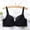 Black, variant on Women's Seamless Underwire Lift and Support Push Up Bra Everyday Lightly Lined Comfort Big Busts Bra Full Coverage T-Shirt Bra, 34B-44C