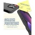 thumbnail image 3 of Smartish iPhone 15 Pro Protective Case - Gripzilla Compatible with MagSafe [Rugged + Tough] Heavy Duty Armored Slim Cover with Drop Protection - Black Tie Affair, 3 of 6