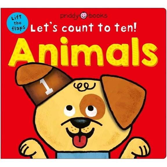Let's Count to Ten! Animals (Let's Count to Ten!): A Lift-The-Flap Counting Book, (Board Book)