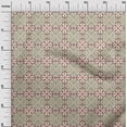 thumbnail image 3 of oneOone Cotton Silk Light Yellow Fabric Geometric Fair Isle Pattern Sewing Craft Projects Fabric Prints By Yard 42 Inch Wide, 3 of 4