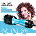 thumbnail image 2 of Beautimeter Hair Dryer Brush, 3-in-1 Volumizing Hot Air Brush(Turquoise Blue), 2 of 7