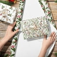 thumbnail image 6 of Christmas Wrapping Paper Rolls Green Reindeer Leaves Xmas Tree Watercolor Holiday Gift Wrap Craft Art Paper for Party DIY Wrapping Supplies, 58x23in, 3 Roll, 6 of 8