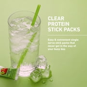 Isopure Clear Protein Powder with Electrolytes, Strawberry Kiwi Stick Pack, 6 Count