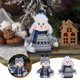 thumbnail image 1 of Muñeco de Tela Azul Navideño, Adorable Muñeco de Nieve de Esquí, Decoración Acogedora para El Hogar, Regallo Ideal para El Invierno, Multisos, Alegría Navideña para Ventanas, 1 Muñeco de Tela Azul., 1 of 2