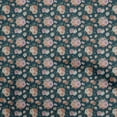 thumbnail image 1 of oneOone Viscose Chiffon Blue Fabric Floral Sewing Craft Projects Fabric Prints By Yard 42 Inch Wide, 1 of 4