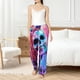 thumbnail image 4 of Fotbe Neon Skull With Milkshake Pantalones de Pijama para Mujer, Pantalones de Dormir, Pantalones Pj con Cordón y Bolsillos-Small, 4 of 6