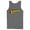 Charcoal, variant on Men's Superman Classic Text Logo Tank Top Charcoal Small