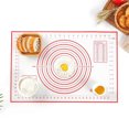 thumbnail image 2 of [CLEARANCE PRICE]Baking Mat Silicone Pastry Rolling Kneading Pad Kitchen Crepes Pizza Dough, 2 of 6