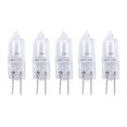 thumbnail image 1 of 5 Pcs 5W 12V 2900K G4 Base Bi-Pin Crystal Lamp Halogen Bulbs for Cabinet Lighting Spotlight, 1 of 2