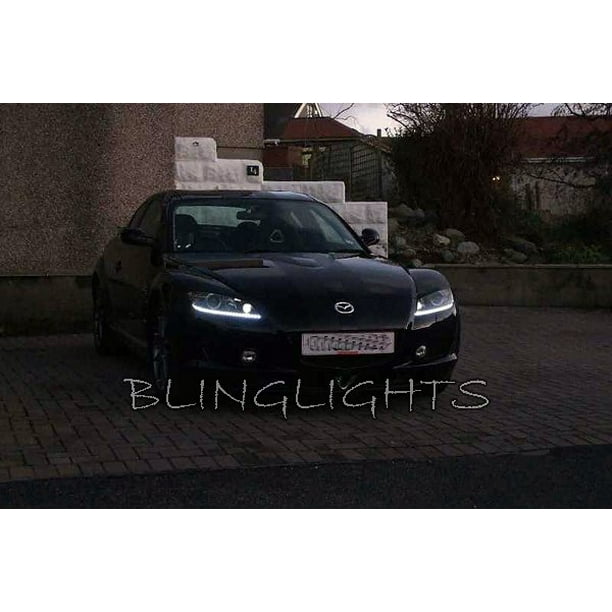 For Mazda RX 8 RX8 LED DRLs Light Strips for Headlamps Headlights