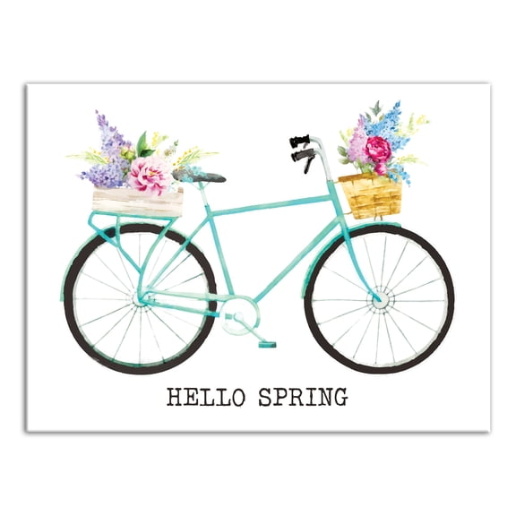 Creative Products Hello Spring 12x16 Canvas Wall Art