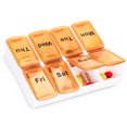 thumbnail image 1 of Caja de almacenamiento de pastillas, estuche a prueba de humedad para tableta con marcador, dispensador doméstico, contenedor de viaje portátil, suministros para el hogar Inevent HA010176-00, 1 of 7