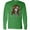 Kelly Green, variant on Inktastic DÃa De Los Muertos Woman in Sugar Skull Makeup Long Sleeve T-Shirt
